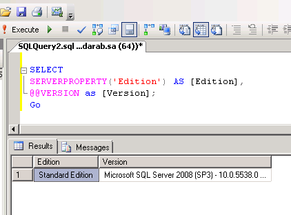 Find Edition of SQL Server
