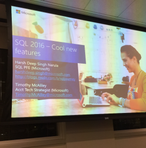 NEW Features in SQL Server 2016 - User Group Notes