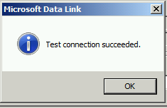 Test Data Connection Test Connection