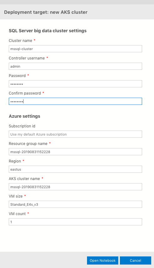 Deploy SQL Server Big Data Cluster Using Azure Data Studio Notebook ...